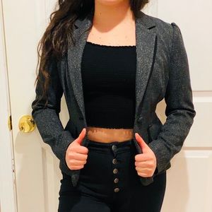 Banana Republic dark grey wool blazer!